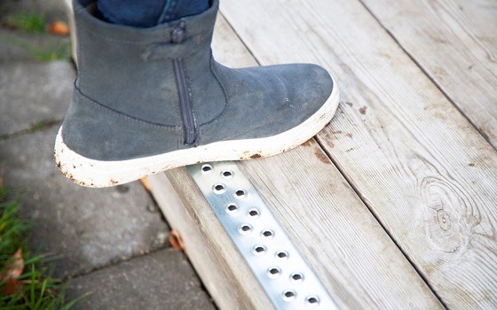 Anti-Rutsch-Leiste aus Blech