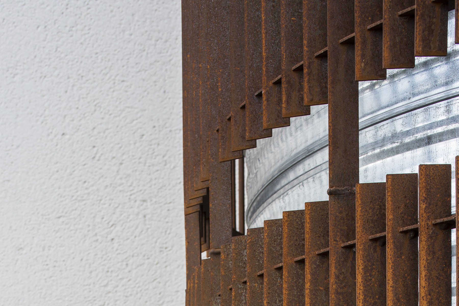 Gitterrost aus flexiblem Gitter aus Corten