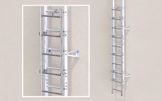 Fallleiter für Fassadenleiter