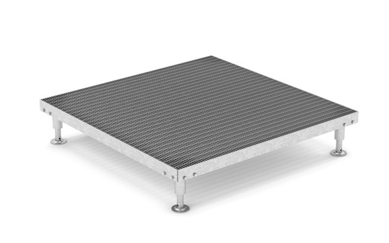 Eingangsrost A33x11 einschl. verstellbarer Beine 135-185 mm