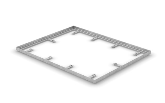Eingangsrost A33x11 einschl. L-Rahmen zum Eingießen