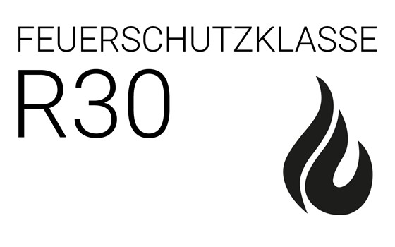 Feuerschutzklasse R30 Optional