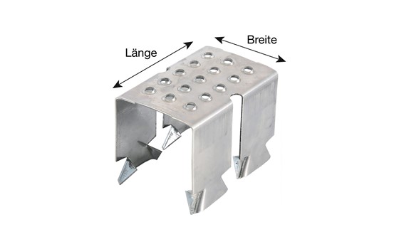 Anti-Rutsch-Vorrichtung für Gitterrost