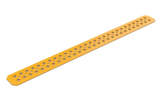 Kontrastmarkierung für Spindeltreppe
