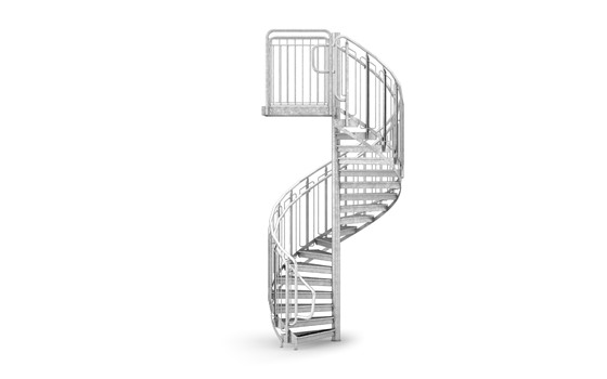 Spindeltreppe Geländer Bügel