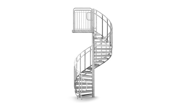 Spindeltreppe Geländer Standard