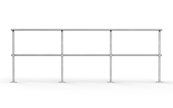 Sektionsgeländer Geländer Knieleiste