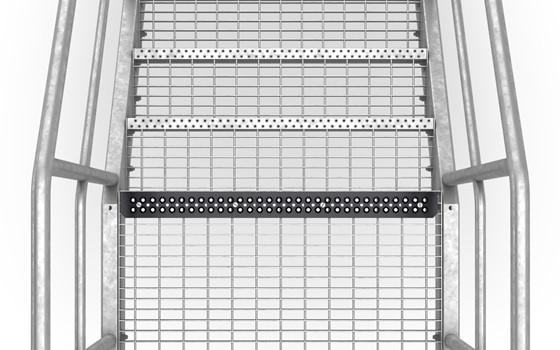 Kontrastmarkierung mit Anti-Rutsch-Wirkung